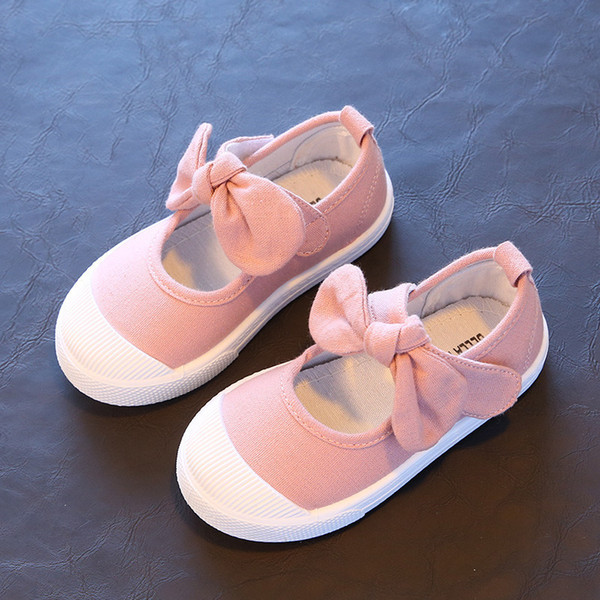 Hot sale 2019 spring summer autumn casual children shoes bow cartoon colorful baby boy girl shoes sneakers size 21-30