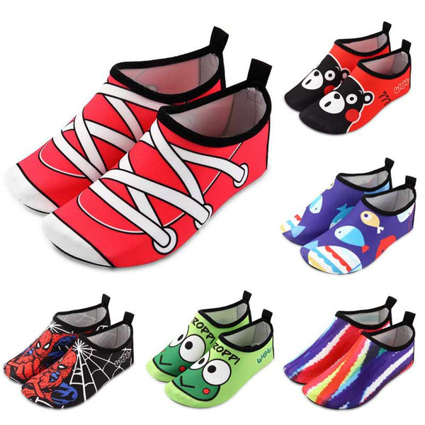 Unisex Swimming Water Shoe Big Size Cartoon Quick Dry Anti-slip Barefoot Skin Shoes for Run Dive Surf Swim Beach Yoga beach Free Shipping