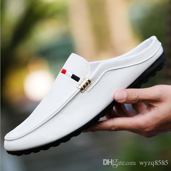 Best-selling 2019 new summer bean Dou shoes, youth trend leisure men lazy shoes men