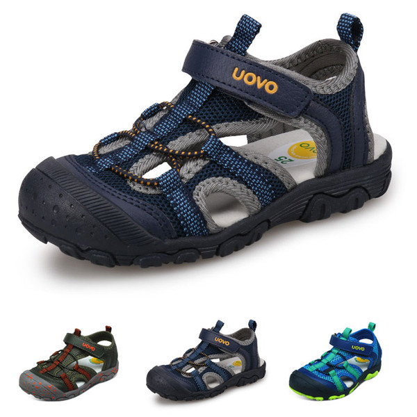 UOVO Boys Sandals Closed-Toe Hiking Outdoor Beach Athletic Sandals Summer Shoes for Kids (Toddler/Little Kid)