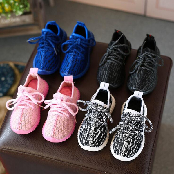 2017 new children's leisure sports coconut single shoes girls breathable light sports shoes single boy superstar trendy shoes