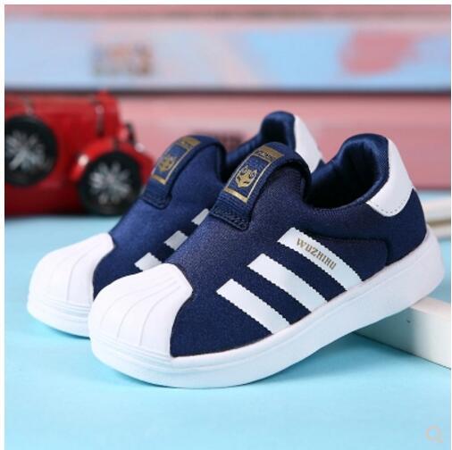 Hot sell children's shell shoes 2018 spring version of Korean boy girl shoes leisure shoes