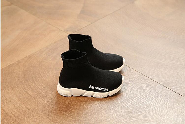 Hot! 2019 spring and autumn new Children's elastic socks shoes girls boys breathable sports shoes students baby children's shoes