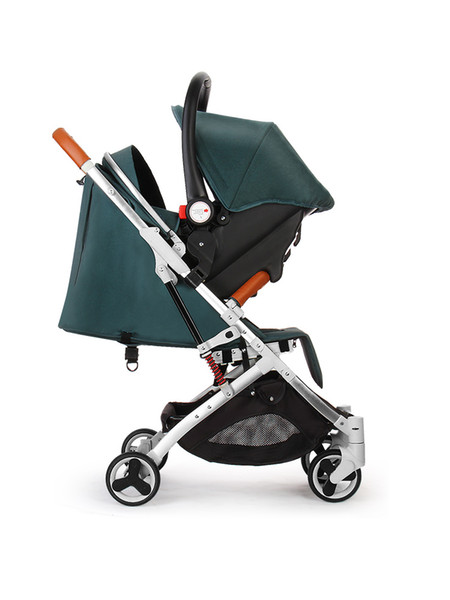 2in1 stroller can sit and lie ultra-light folding absorber simple pocket child baby hand push umbrella carry on the plane