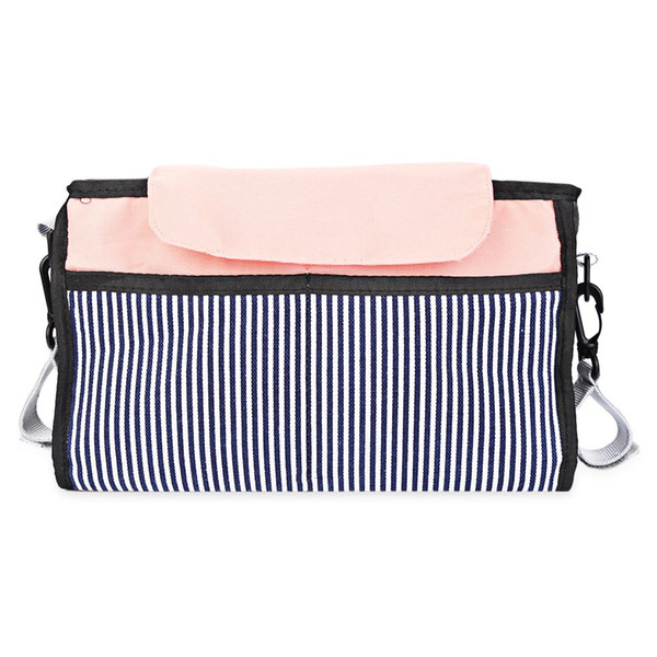 Wholesale- New Arrival Convenient Polyester Children Cart Hook Design Large Storage Mother Carriage Bag