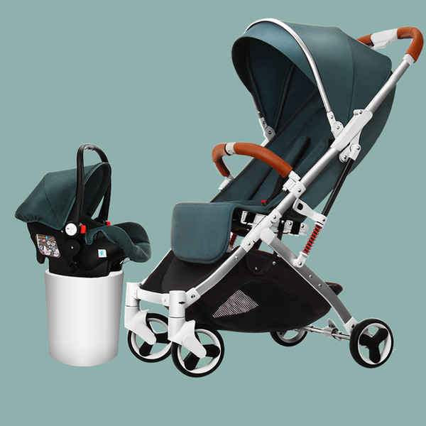 5.8KG baby stroller can sit and lie ultra-light folding absorber simple pocket car can be on the plane