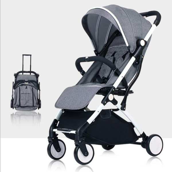 Baby stroller High landscape stroller Can sit and lay ultra light portable folding Free shipping