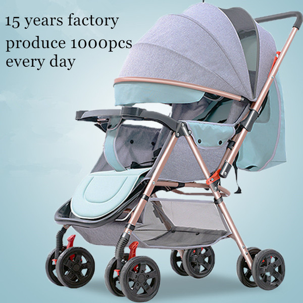 Multifunctional Stroller Baby Carriage Lie Down and Fold and Carry Two-way Baby Umbrella Cart for Newborn Baby