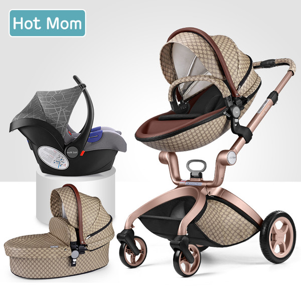 Baby carriage High landscape 2 in 1 / 3 in 1 Sitting reclining stroller absorber stroller Rotating free shipping