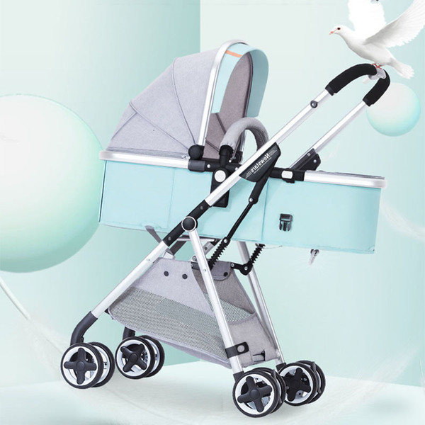 Lightweight Baby Stroller Portable Stroller Pram Children Pushchair Foldable Baby Cart Baby Pram Free Shipping LY191205