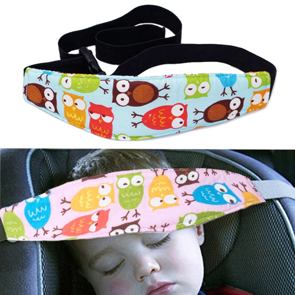 Wholesale- Baby Head Support Pram Stroller Safety Seat Fastening Belt Adjustable Infant Playpens Sleep Positioner