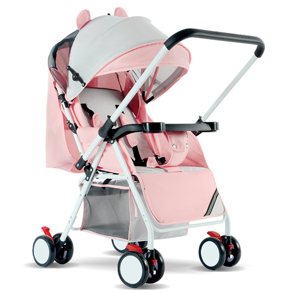 Baby Stroller Ultra Light And Easy Folding Can Sit Lie Baby Simple Umbrella Child MiniFour Wheel Car Carriage 4.4kg0-3Y