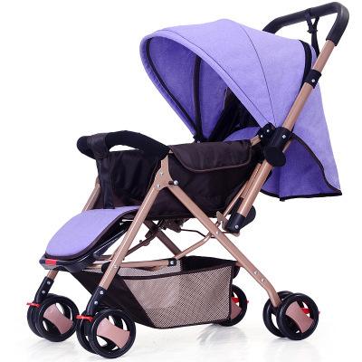 High landscape stroller foldable wheel absorber can sit reclining two-way baby stroller