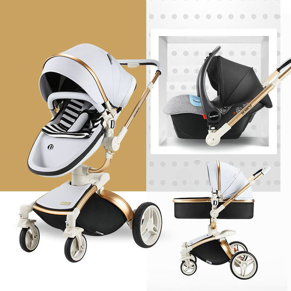 High landscape stroller Four Wheels Stroller 3 in 1 baby 2-in-1 trolley Baby strollers Russia free shipping