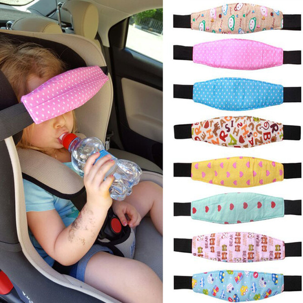 Pram Car Safety Seat Sleep Positioner Stroller Baby Head Support Fastening Belt Adjustable Pram Strollers Accessories