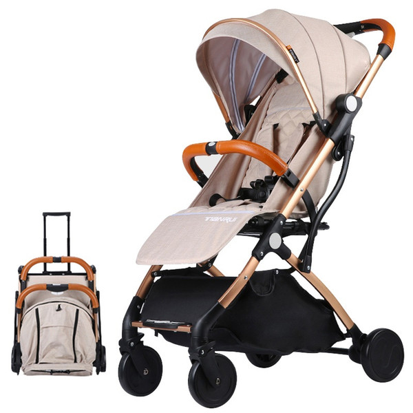 Baby Stroller foldable baby buggy car Travelling Pram can sit can lie Children Pushchair ultra-light portable on the airplane