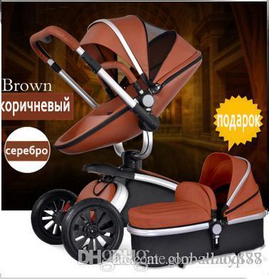 Strollers cortex bidirectional shock stroller high landscape can sit lie stroller baby stroller child Free shipping