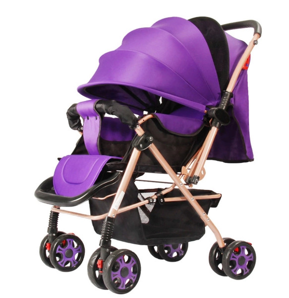 New Style&Babysing high Landscape Stroller Baby Stroller Four Seasons Universal Folding car free shipping