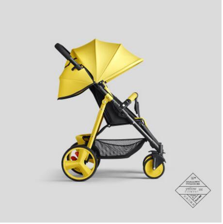 2019 new high landscape baby stroller can sit reclining light umbrella portable folding stroller shock absorber baby stroller buggy