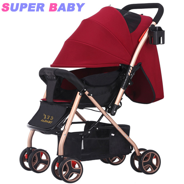 Baby stroller seated reclining lightweight folding 1-3 year old baby child simple portable child cart