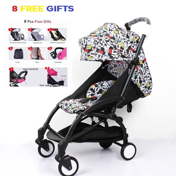 Original yoya baby stroller 175 degree light folding umbrella trolley ultra-light baby cart portable strollers for travel on the airplane