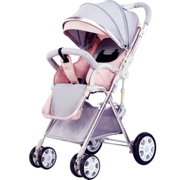 Ai Shangbao baby stroller can be sitting and walking in reverse to adjust the quality of perfect