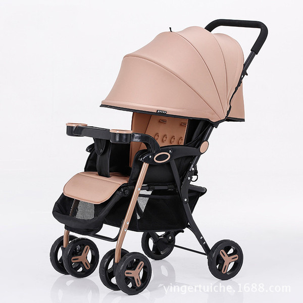 Portable Lightweight Baby Strollers Foldable Baby Pram Pushchairs siting lying