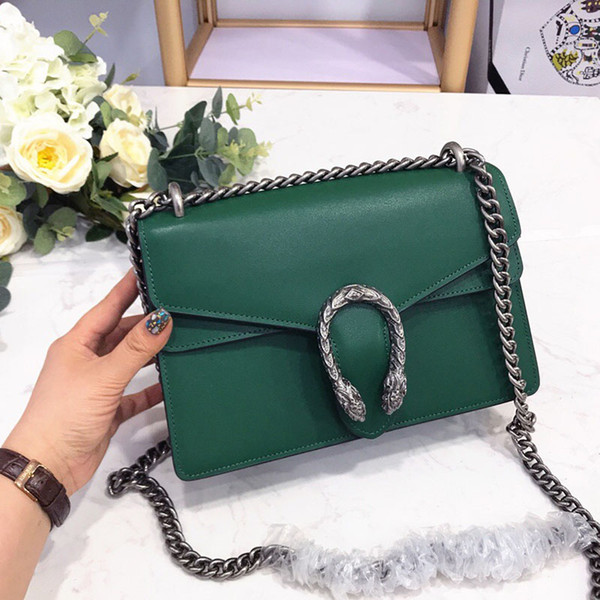 2019 Genuine leather luxury famous shopping designer Handbags backpacks handbag Sac à main tote chain bags purses women crossbody 051209