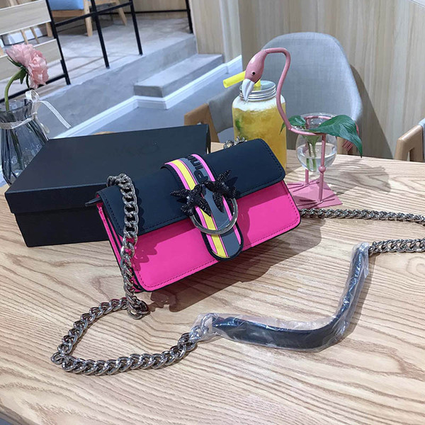 2019 Genuine leather luxury famous shopping designer Handbags backpacks handbag Sac à main tote chain bags purses women cross-body 051305