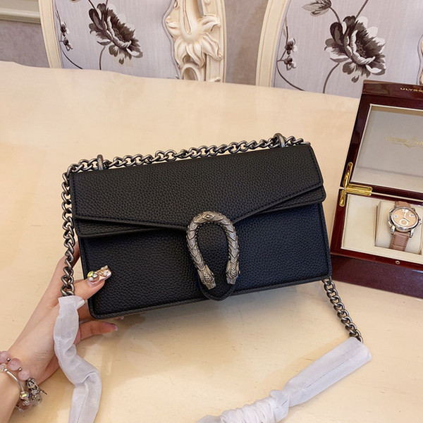 2019 Genuine leather luxury famous shopping designer Handbags backpacks handbag Sac à main tote chain bags purse womens cross-body 051208