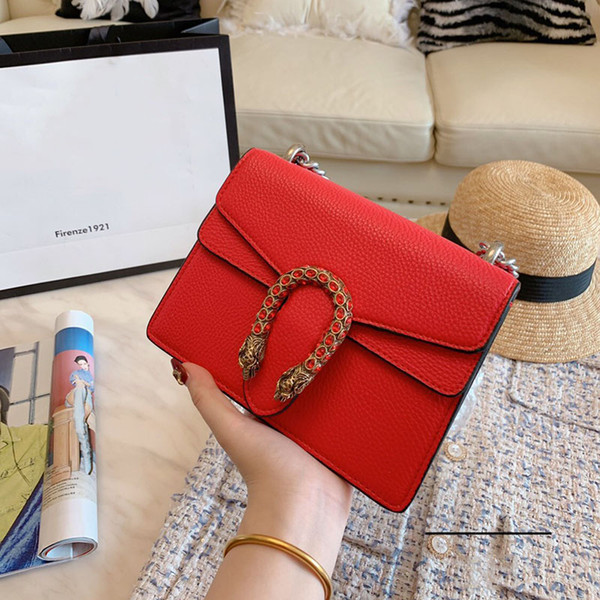 2019 Genuine leather luxury famous shopping designer Handbags backpacks handbag Sac à main tote chain bags purse womens cross-body 051206