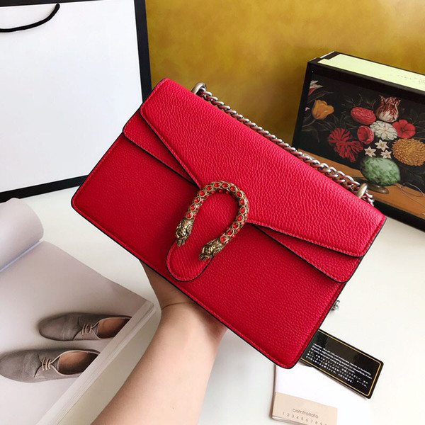 2019 Genuine leather luxury famous street designer Handbags backpacks handbag Sac à main tote chain bags purses womens lady crossbody 051203