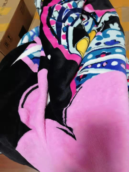 New pattern Cartoon Plush Throw blanket Bags Accessories