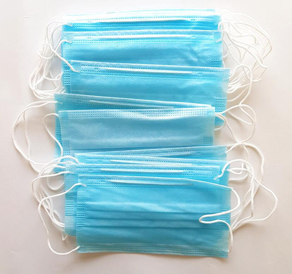 Layer Dustproof Face 400pcs Disposable Face Masks 3- Mouth Masks Anti PM2.5 Safety Face Care Elastic Men and Women Masks