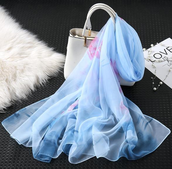 Spring bag silk scarf 2019 Hot women Letter shawl scarf fashion long neck ring Christmas gift wholesale 190x95cm