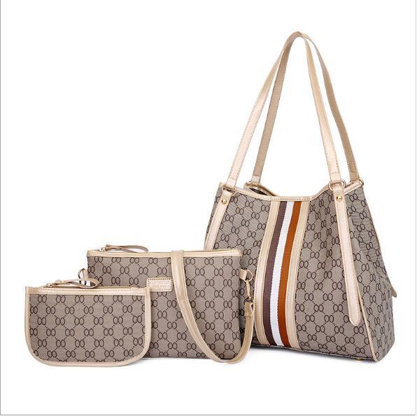 2019 Fashion New GD Letter Diagram International Mainstream Bag Ladies and Sons Three-piece Slant Bag Direct Sale