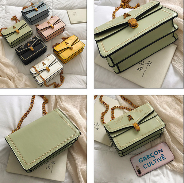 2019 famous designer carefully designed women's handbag new bee decoration fashion handbag wallet trend designer bags