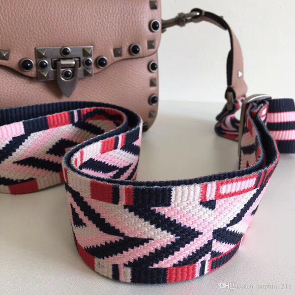 Fashion Wide Shoulder Strap for Bags Replacement Strap Handbag Leather Famous Brand Bags Accessories Belts Ladies Bag Embroidery