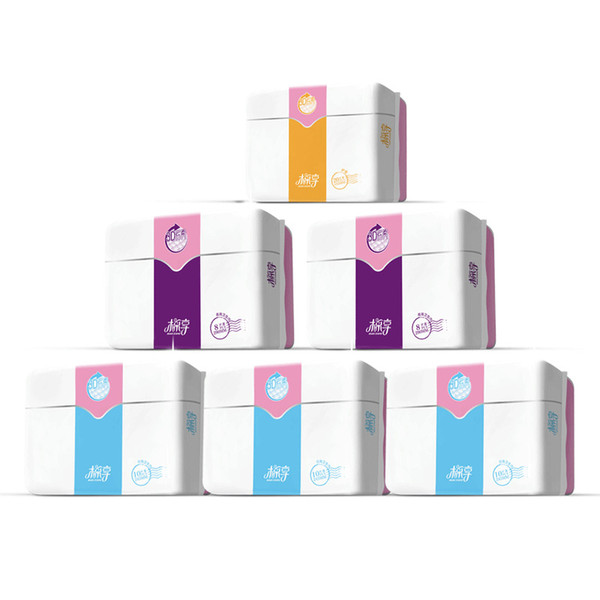Free postage, wholesale new type of negative ion sanitary napkins cotton anti-side leakage day and night sanitary napkins 6 packs combinatio