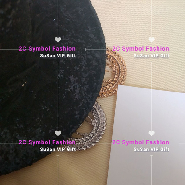 New fashion metal brooch desinger circle classic fashion logo brooch fashion accessories party gifts