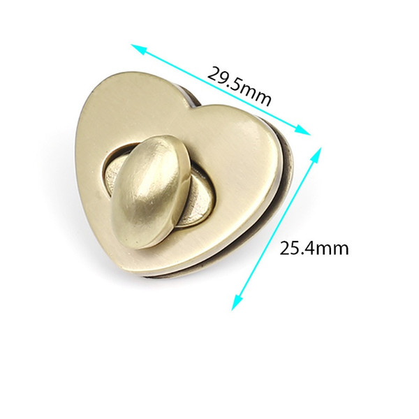 Fashion Women bag twist Lock Bag Accessories Purse DIY Metal turn Lock Snap Clasps Closure Bag Button Alloy