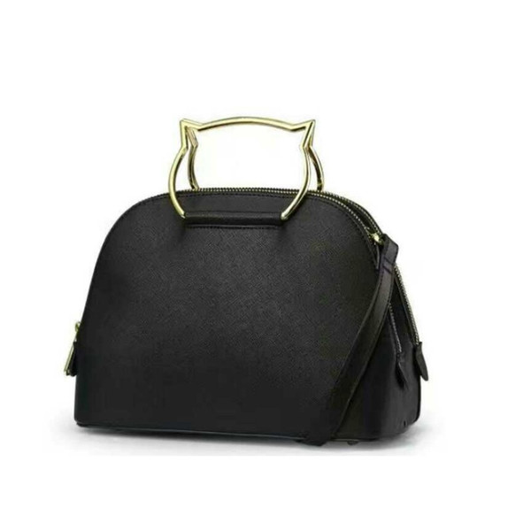 High Quality Cute Cat Ear Metal Bag Handle Replacement DIY Shoulder Bags Making Handbag clutch handle free shipping