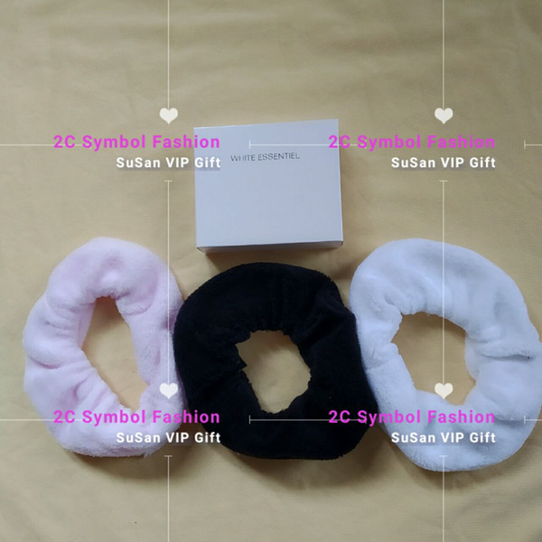 New luxury accessories: ladies' C series velvet head with yaga logo, facial bun with VIP party gift box