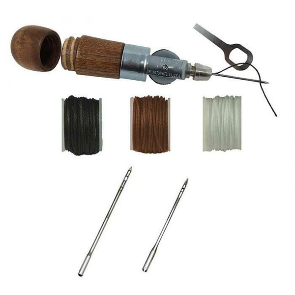 LeatherCraft Sewing Stitching Awl Tool Kit DIY Canvas Bag Belt Repair Lockstitch For Making Bags