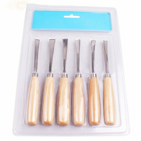 6pcs/set Workshop Woodworking Hand Carving Knife Multifunctional Cutter Handmade For Making Bags