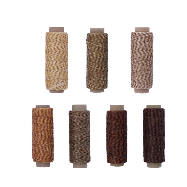 Flat Waxed Thread150D 50M Wax String Cord Sewing Craft Tool Portable DIY Handicraft Leather Products For Making Bags