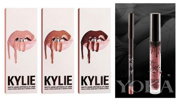 Kyliee Lip Kit by Kyliee jennerr Lip gloss non-stick cup labial line pen suits SET 01