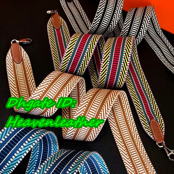 DHE - sherryfactoryoutlets ! 2018 BEST A+Quality rainbow Weaving Straps. EU & US popular canvase belts for LUXURIOUS bag.