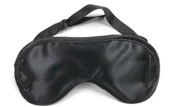 2019 NEW style eye mask with C word black eyemask polye with logo packing bag