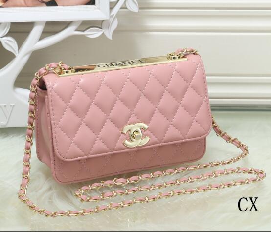 2019 Superior quality New Crossbody Bag Women bags Leather hand wallets for women fashion sheepskin leather gold chain bag shoulder bags